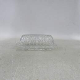 Marquis by Waterford Crystal Canterbury Pattern Covered Butter Dish alternative image