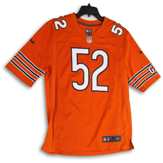 Mens Orange Chicago Bears Khalil Mack #52 NFL Football Jersey Size Medium image number 1
