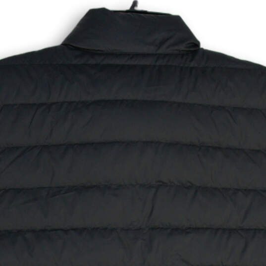 NWT Womens Black Mock Neck Sleeveless Full-Zip Puffer Vest Size XL image number 4