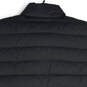 NWT Womens Black Mock Neck Sleeveless Full-Zip Puffer Vest Size XL image number 4