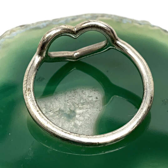 Designer Pandora S925 ALE Sterling Silver Promise Open Heart Band Ring image number 3