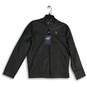 NWT Emporio & Co Mens Black Long Sleeve Band Collar Full-Zip Jacket Size Small image number 1