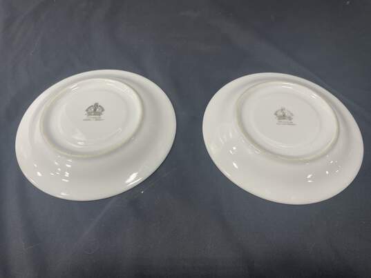 Pair of German Design Fine Porcelain Saucers image number 3