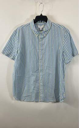 Calvin Klein Striped Button-up Shirt - Size X Large