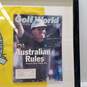 Framed Golf World Magazine & 77th PGA Championship Flag Signed by Steve Elkington image number 3