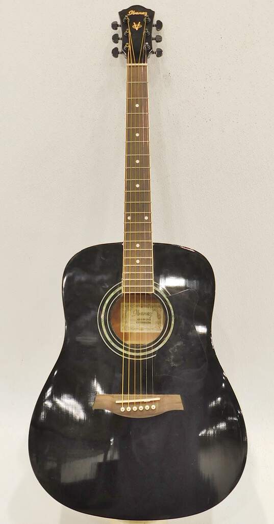 Ibanez Brand V200S-BK-2Y-02 Model Acoustic Guitar w/ Soft Gig Bag image number 1
