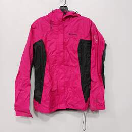 Columbia Women's Pink Cancer Awareness Full Zip Windbreaker Jacket Size S