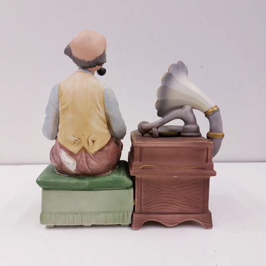 Vintage Ardalt  Japan Ceramic Figure  Music Box Grandpa image number 2