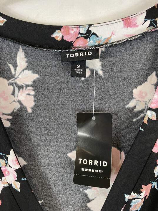 Torrid Floral Casual Dress - Size 2 image number 2