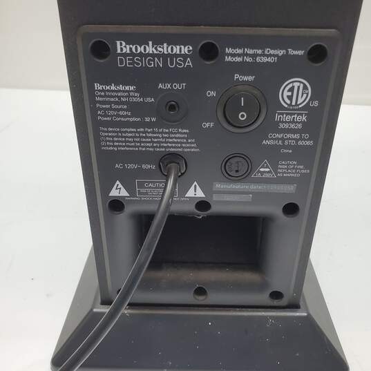 Brookstone iDesign Tower Speaker for iPod Model 639401 Tested Powers ON image number 12