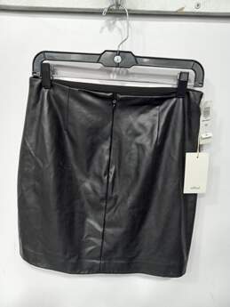 Wilfred New Oracle Black Leather Skirt Size 8 NWT