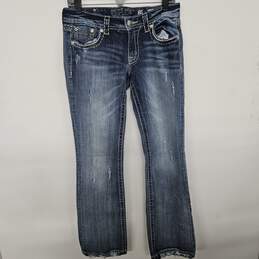 Miss Me Distressed Bootcut Jeans