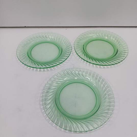 Bundle of Six Duncan Miller Spiral Flutes Salad Plates image number 3