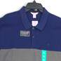 NWT Calvin Klein Mens Multicolor Spread Collar Short Sleeve Polo Shirt Size XL image number 3
