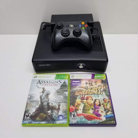 Microsoft Xbox 360 S 250GB Console Bundle Controller & Games #1 image number 1