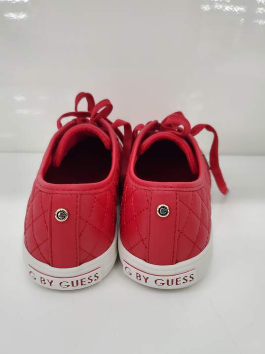 G By Guess Men Red Leather Shoes 8.5 Used image number 4