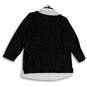 Womens Black White Long Sleeve Collared Layered Pullover Sweater Size M image number 2