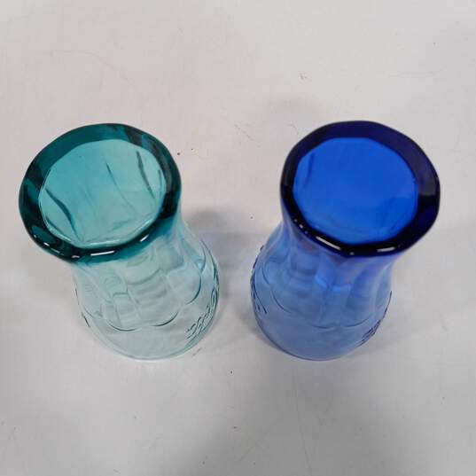 Vintage Pair of Coca-Cola Colored Drinking Glasses image number 1