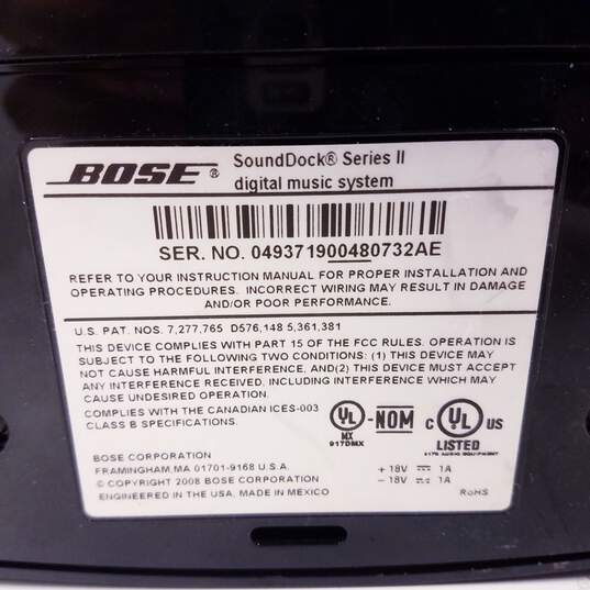 Bose SoundDock Series II Digital Music System Black image number 7