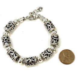 Designer Brighton Silver-Tone Fashionable Deco Style Bead Bracelet alternative image