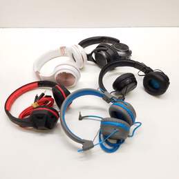 Bundle of 5 Assorted Headphones For Repairs