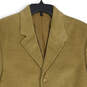 NWT Mens Tan Notch Lapel Long Sleeve Three Button Blazer Size 38R image number 3