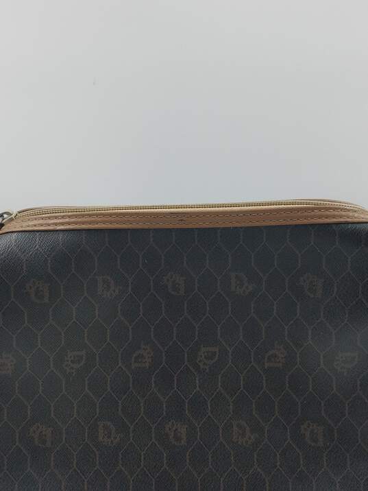 Authentic Christian Dior Black Honeycomb Shoulder Bag image number 6