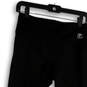 Womens Black Flat Front Elastic Waist Pull-On Activewear Leggings Size S image number 3