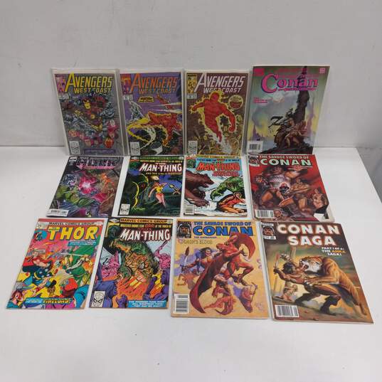 Marvel Comics Conan & Avengers Comic Books Assorted 12pc Lot image number 1