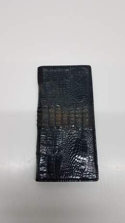 Lacoste Crocodile Black Leather Wallet