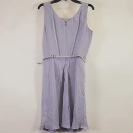 August Silk Women Pearly Lilac Dress Sz 12 NWT