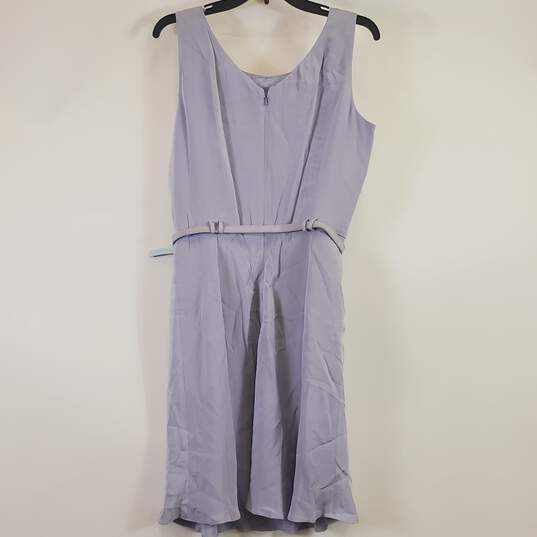 August Silk Women Pearly Lilac Dress Sz 12 NWT image number 1