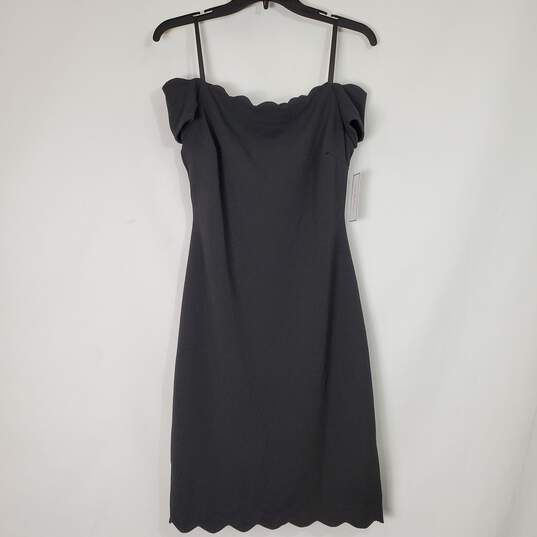 Premier Amour Black Bardot Mini Dress S NWT image number 1