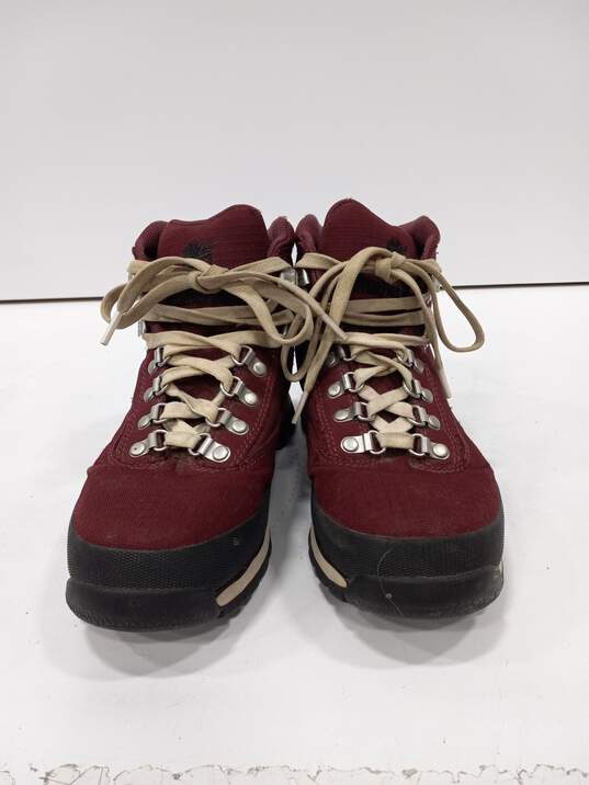 Timberland Women's Burgundy Boots Size 7 image number 2
