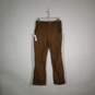 Mens Flat Front Straight Leg Belt Loops Zipper Pockets Cargo Pants Size 32X32 image number 1