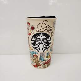 Starbucks Dallas Traveler 12Oz. Ceramic Tumbler