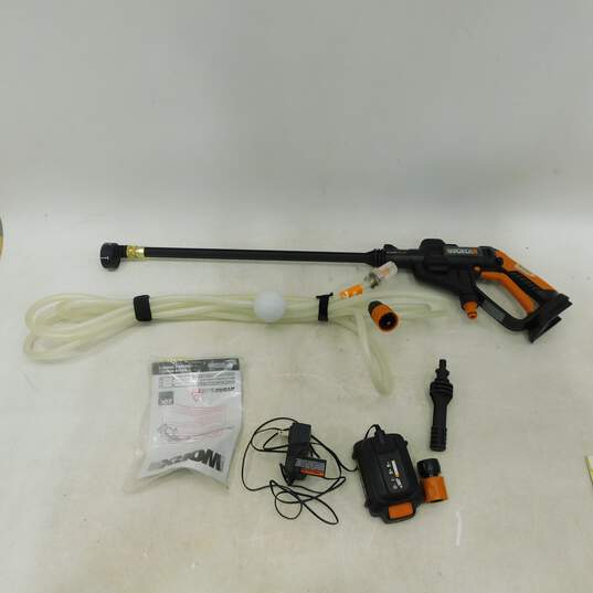 WORX Cordless Hydroshot, Long Wand, 20V 320psi WG625 W/ Accessories image number 1