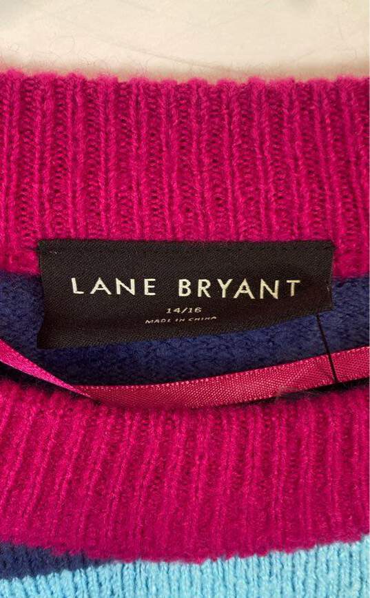 Lane Bryant Multicolor Striped Sweater- Size 14/16 Nwt image number 2