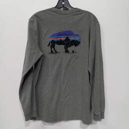 Patagonia Gray Long Sleeve T-Shirt Men's Size M alternative image