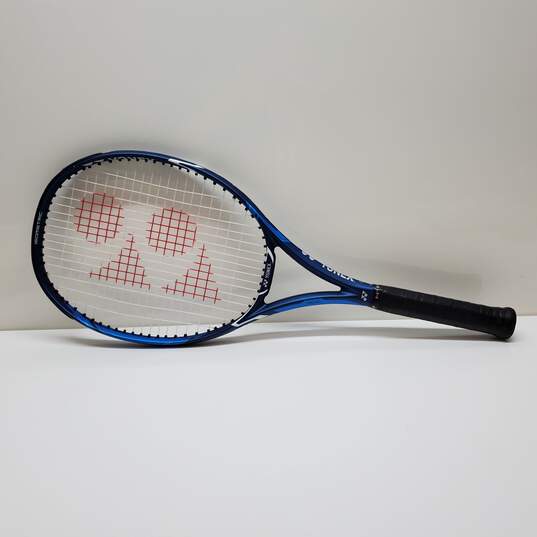 Yonex Ezone Isometric Blue Tennis Racquet 26in 4 1/2 40-55 lbs. image number 2