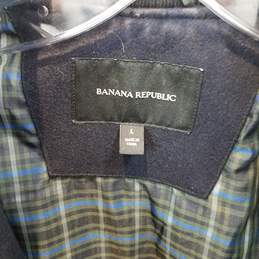 Banana Republic Long Sleeve Zip-Up Jacket Adult Size L alternative image
