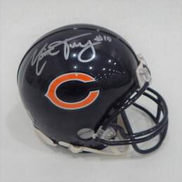 Mitch Trubisky Autographed Mini-Helmet Chicago Bears