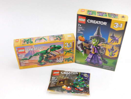Creator Factory Sealed Sets 40562: Mystic Witch 31058: Mighty Dinosaurs & Polybag Set image number 1