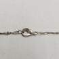 Sterling Silver Gemstone Arrow/Crystal Dangling/Filigree Heart Pendant. 21in Necklace Bundle 3pcs. 20.3g image number 7