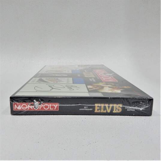 Hasbro USAopoly 25th Anniversary Collector's Edition Elvis Monopoly (Sealed) image number 4
