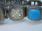 Women's Ecclissi 925 & Turquoise Panel Analog Watch image number 6