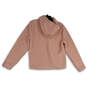 NWT Womens Pink Long Sleeve Sherpa Pullover Hoodie Size Medium image number 2