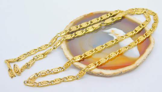 8K Yellow Gold Chain Necklace for Repair 5.0g image number 2