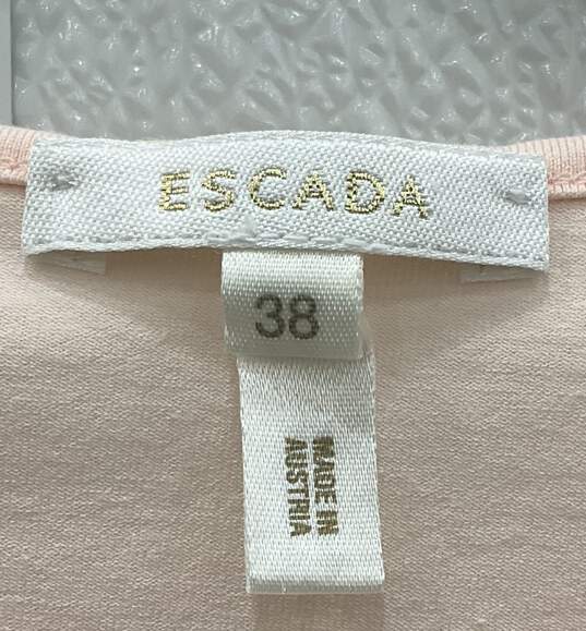 Escada Women's Size 38 Light Pink Short Sleeve Top image number 2