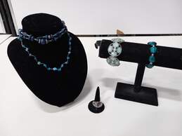 5 pc Blue Jewelry Bundle